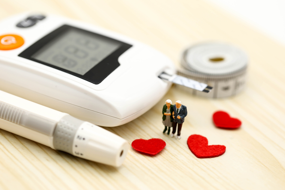 Miniature,People,:,Doctor,And,Couple,Oldman,With,Glucose,Meter